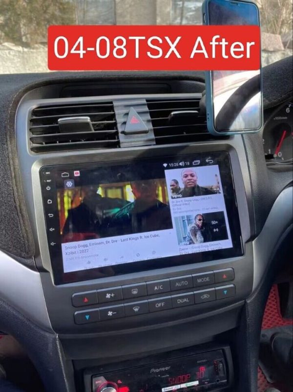 QQ图片20230806151830 Acura TSX factory radio and Android screen comparison