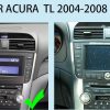 Acura TL 2004-2008 Android Auto & CarPlay Navigation Upgrade