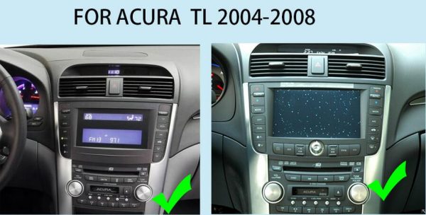 Acura TL 2004-2008 Android Auto & CarPlay Navigation Upgrade