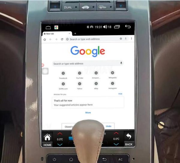 Acura RL backup camera support display