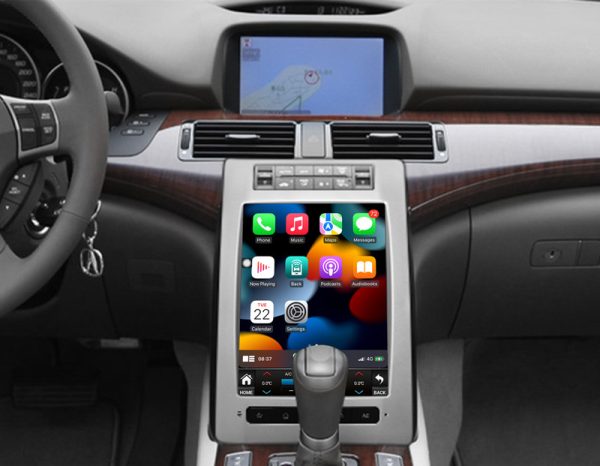 Acura RL wireless CarPlay screen installed