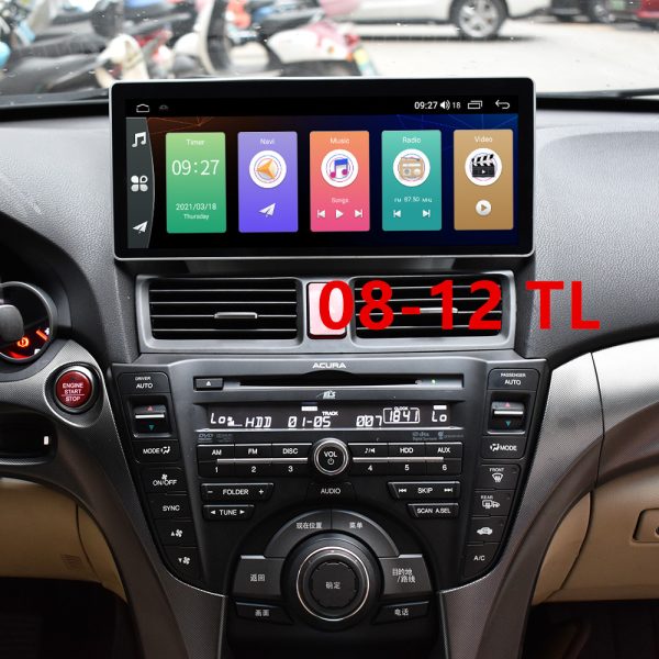 Acura TL Type S Android multimedia screen upgrade
