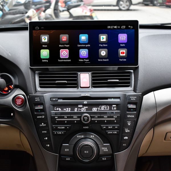 2008 Acura TL Type S CarPlay navigation display