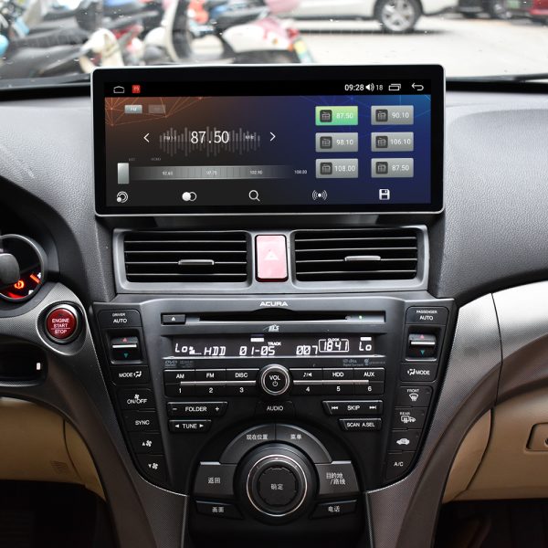 Acura TL Type S Android navigation wiring harness and accessories