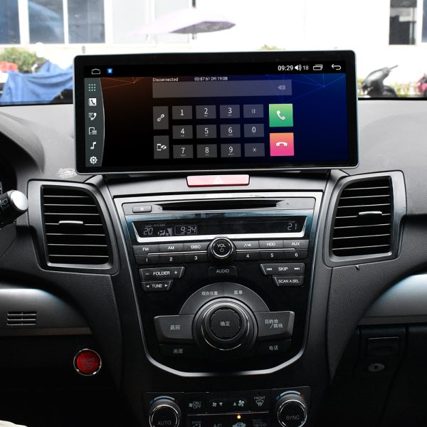 Acura RDX factory radio and Android screen comparison