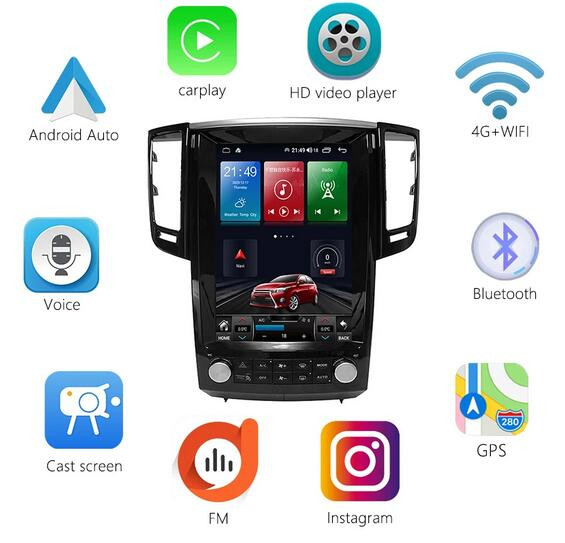 Infiniti QX70 FX35 2012-2019 Android Navigation Upgrade