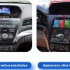 Acura ILX factory radio and Android screen comparison