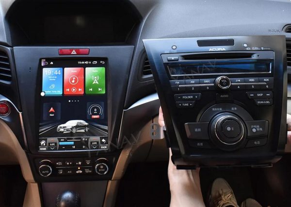 Acura ILX dashboard before and after navigation upgrade