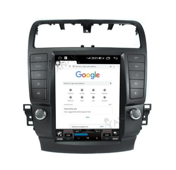 Acura TSX Android Auto vertical screen display