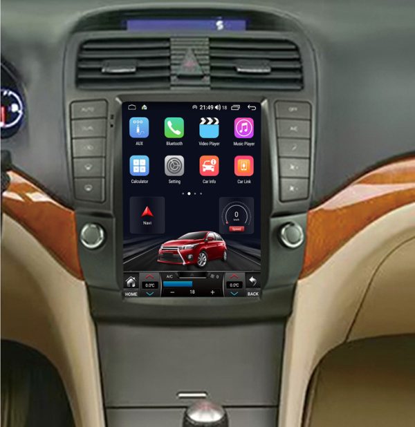 Acura TSX Tesla style CarPlay screen installed